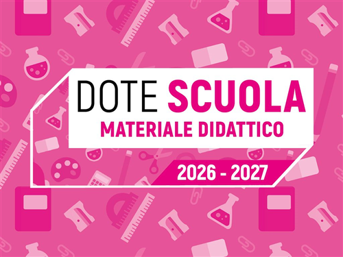 Dote Scuola - componente Materiale Didattico a.s. 2026/27