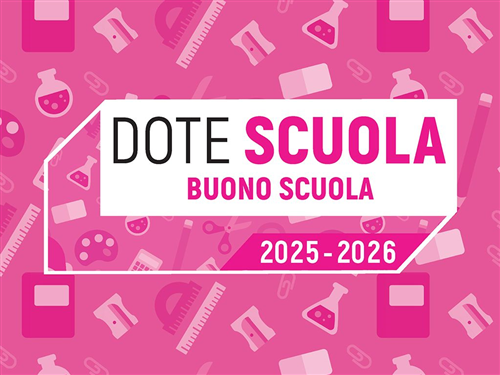 Dote Scuola â€“ componente Buono Scuola, anno scolastico 2025/2026