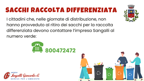 Sacchi per la Raccolta differenziata