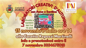Laboratori creativi d'autunno con Anna e Santina