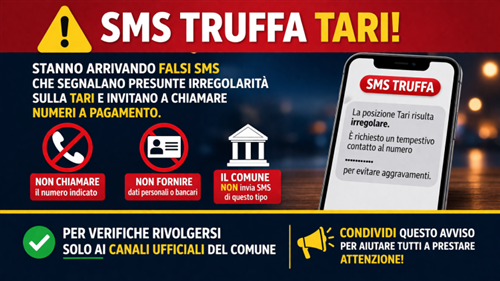 Attenzione - Tentativi di Truffa TARI