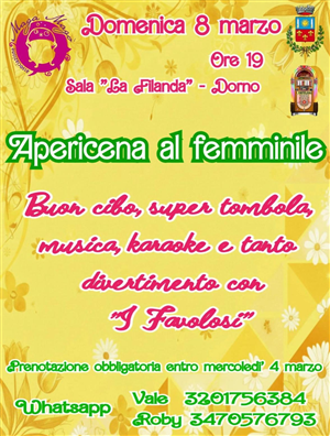 Apericena al femminile