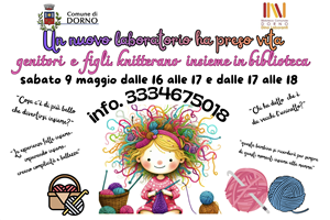 Un nuovo laboratorio prende vita: genitori e figli knitterano insieme in biblioteca