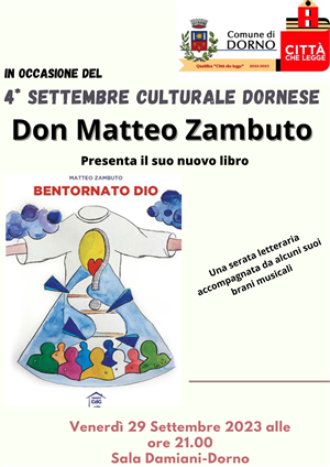 Presentazione Libro - Bentornato Dio di Don Matteo Zambuto